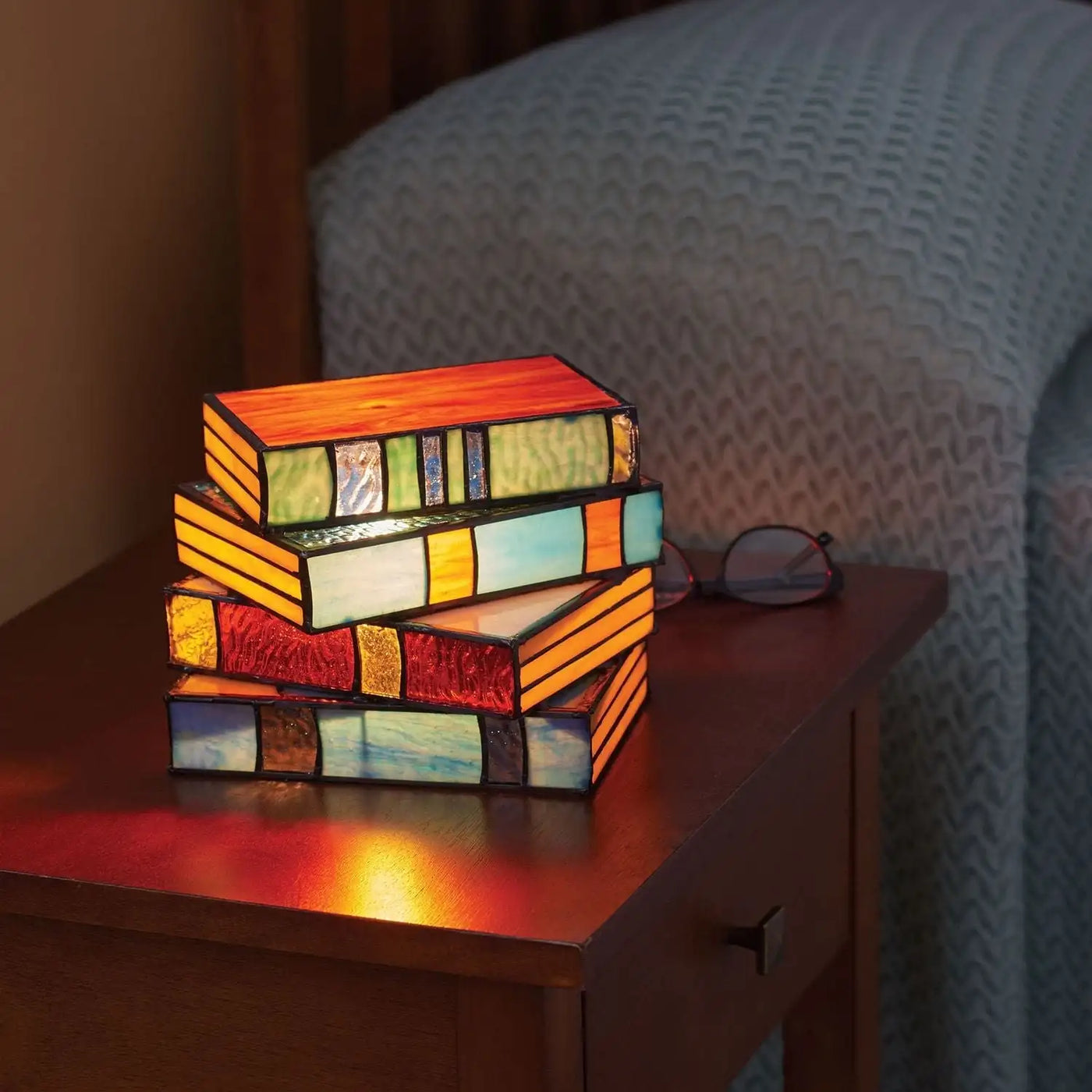 IllumiSphere | colored glass reading lamp