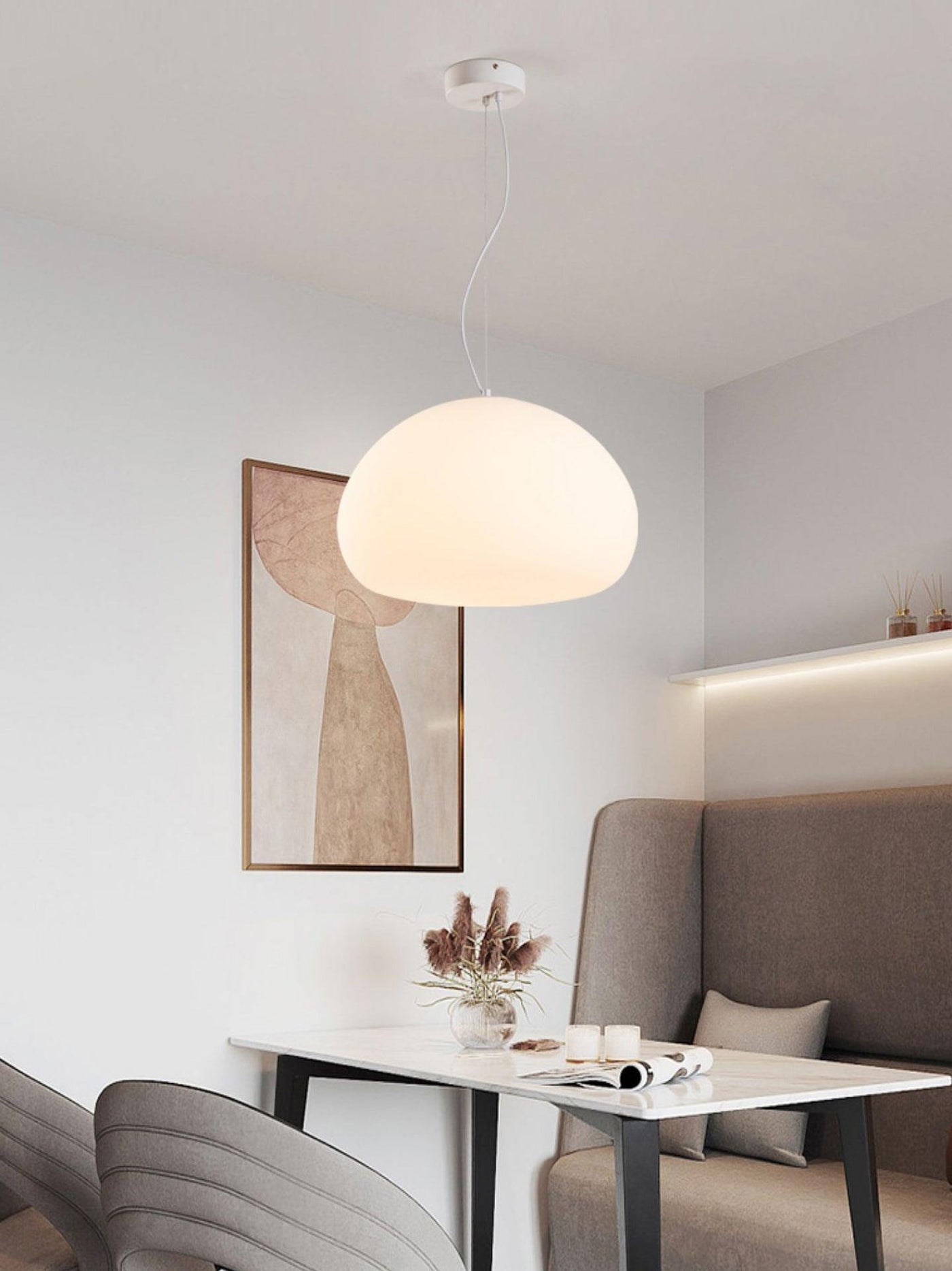 HaloGlint | Steamed bun pendant light