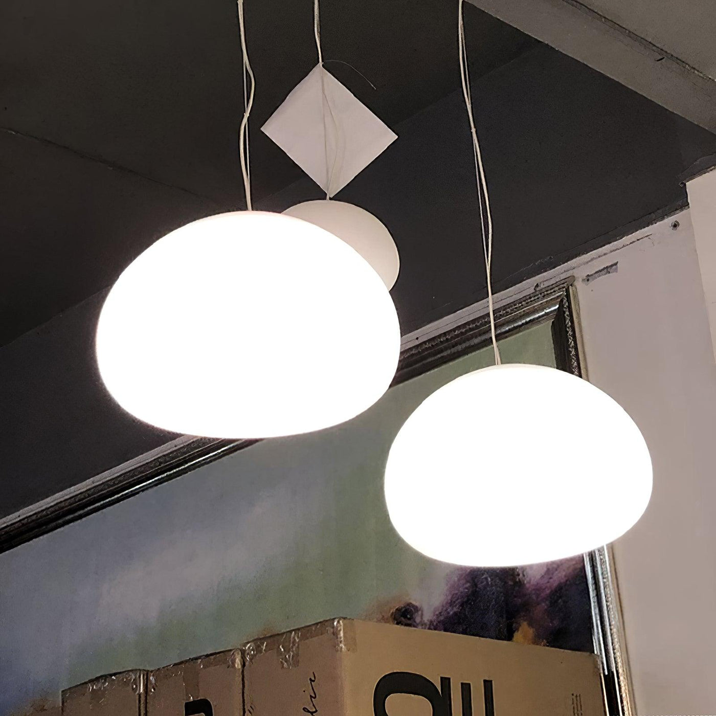 HaloGlint | Steamed bun pendant light