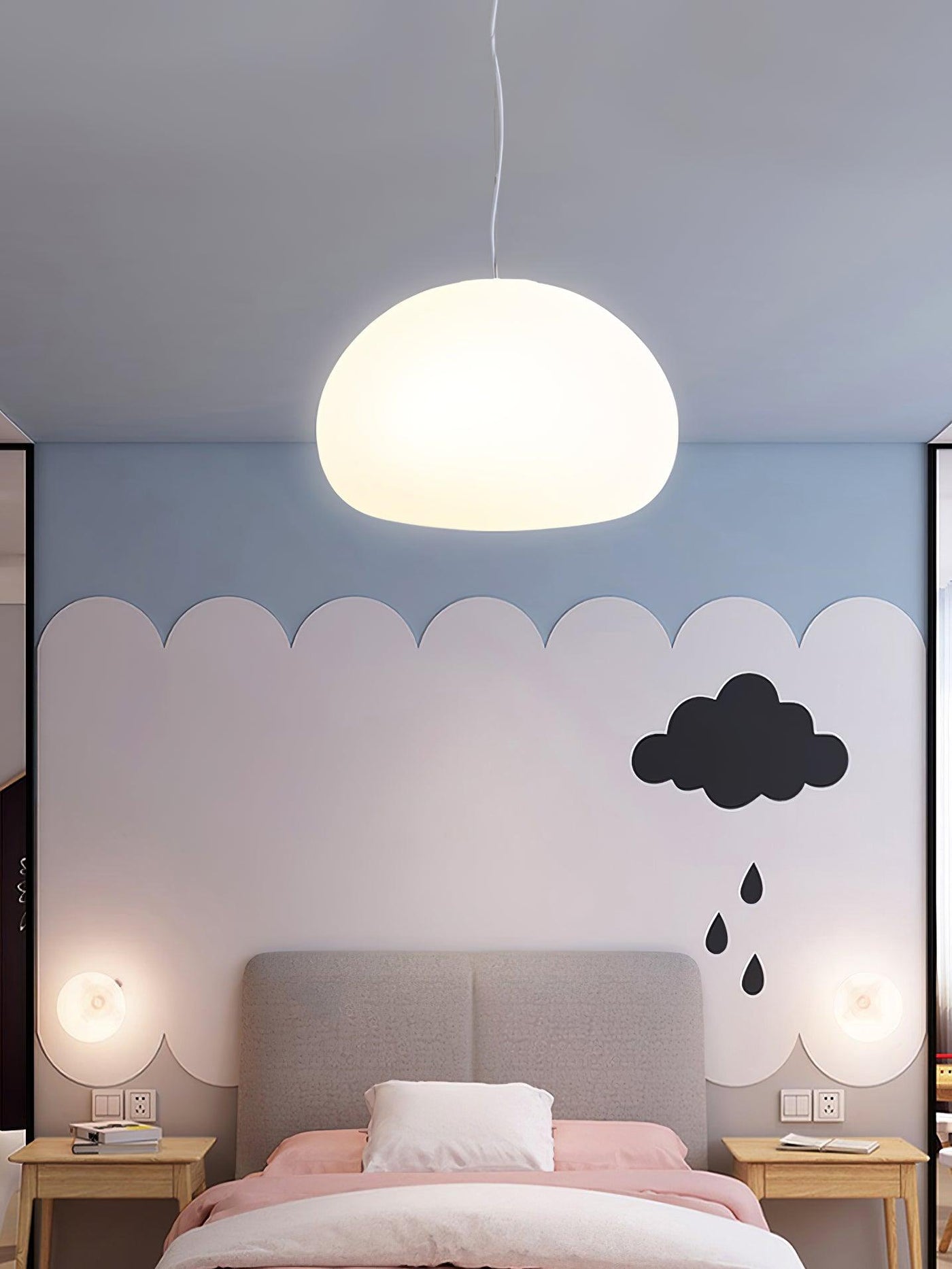 HaloGlint | Steamed bun pendant light