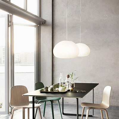 HaloGlint | Steamed bun pendant light