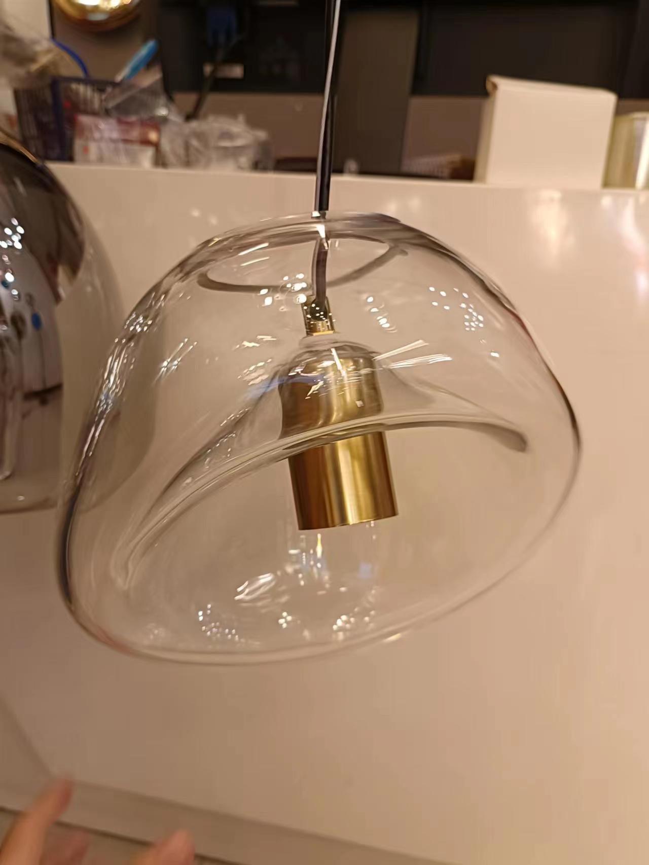 LumeFlux | Hanging water drop pendant light | Lamp Lounge