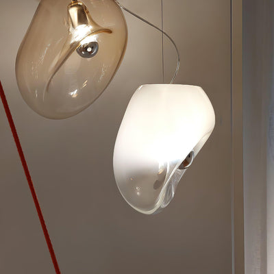 LumeFlux | Hanging water drop pendant light | Lamp Lounge