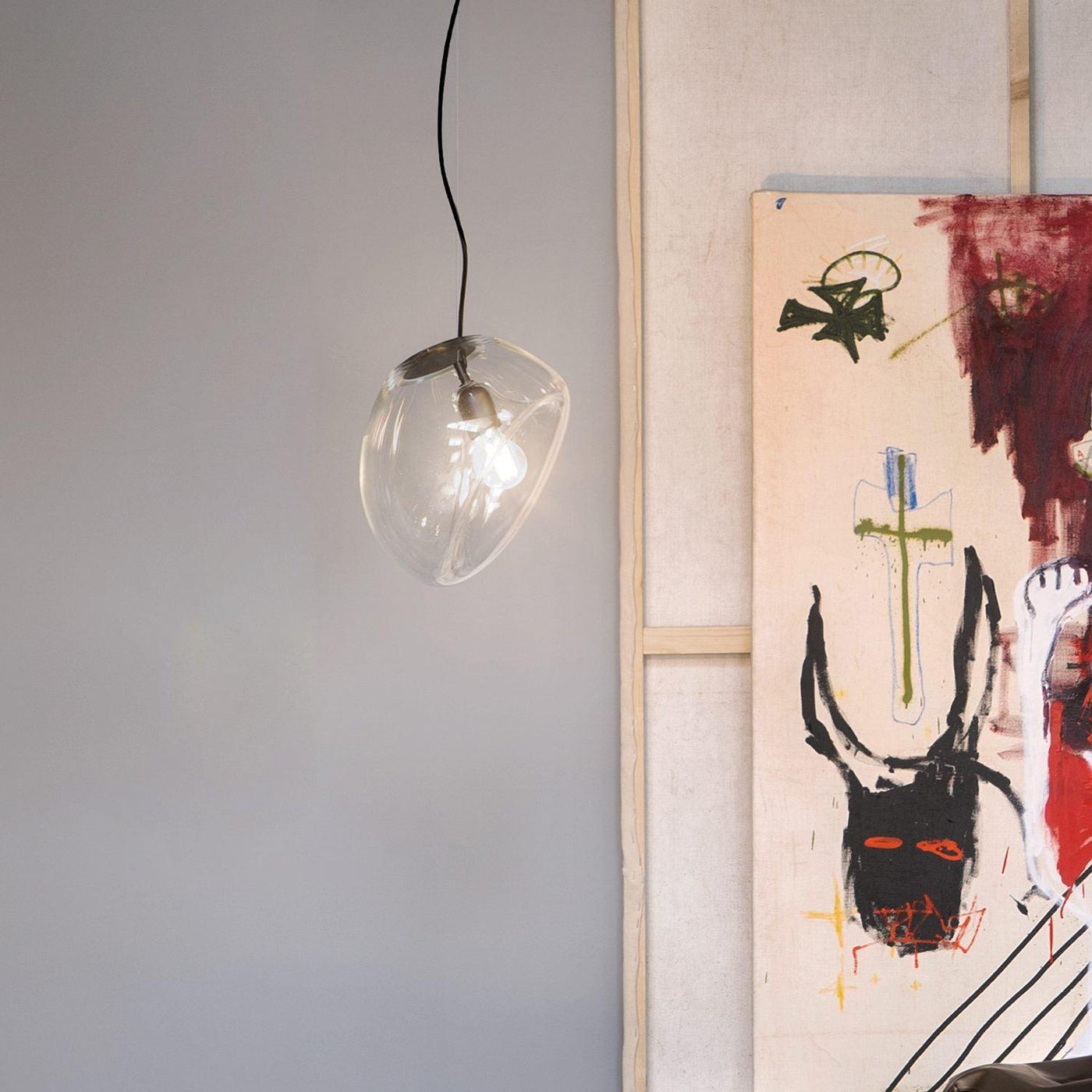 LumeFlux | Hanging water drop pendant light | Lamp Lounge