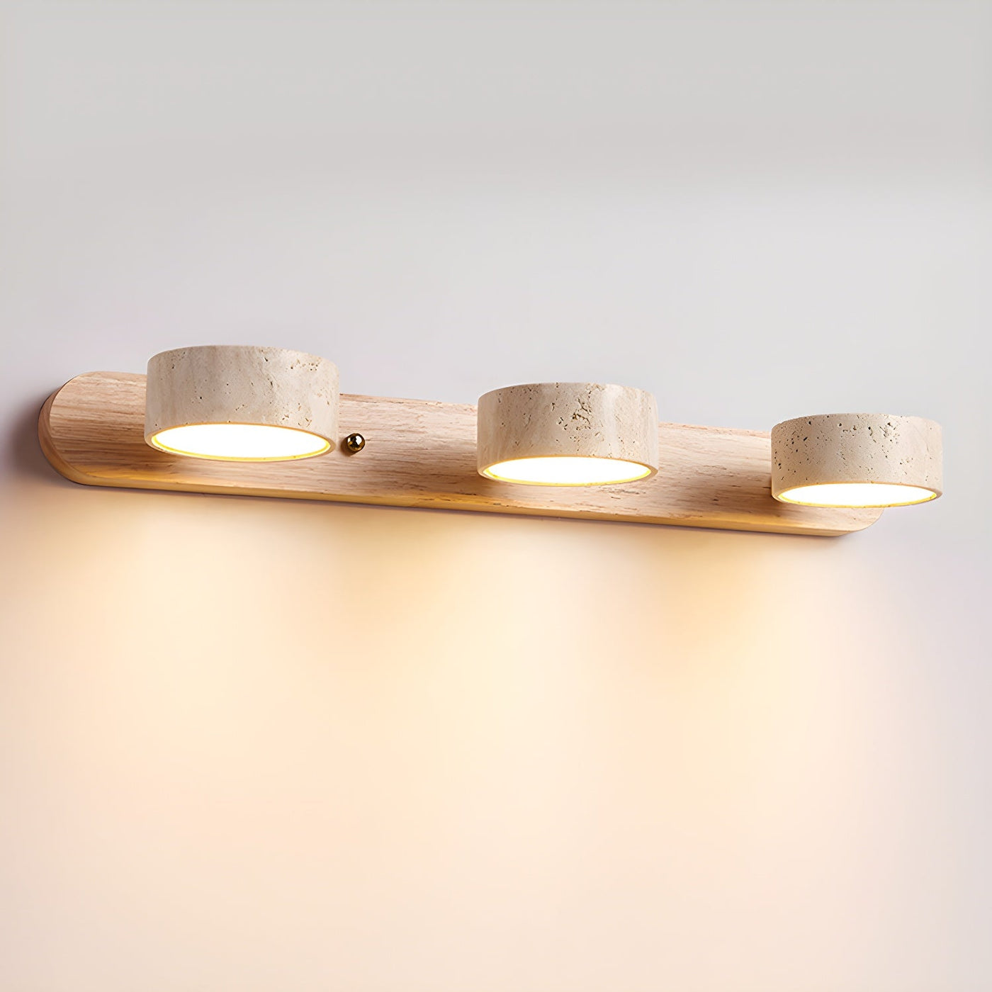 GlowPulse | Travertine Duo lamp holder