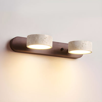 GlowPulse | Travertine Duo lamp holder