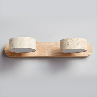 GlowPulse | Travertine Duo lamp holder