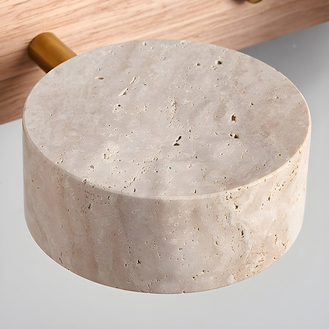GlowPulse | Travertine Duo lamp holder