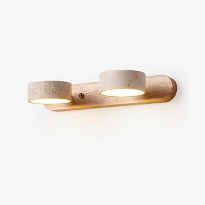 GlowPulse | Travertine Duo lamp holder
