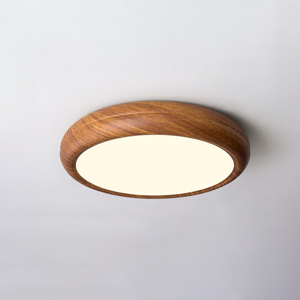 BrightNode | Wood Grain Round Ceiling Lamp | Lamp Lounge