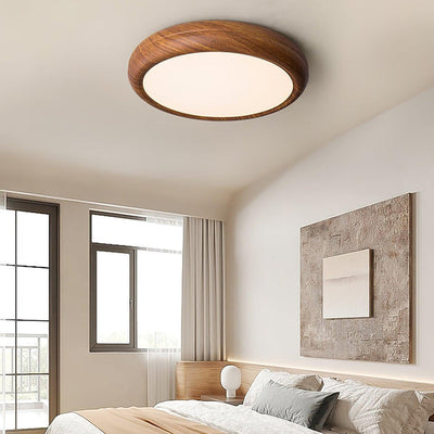 BrightNode | Wood Grain Round Ceiling Lamp | Lamp Lounge