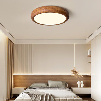 BrightNode | Wood Grain Round Ceiling Lamp | Lamp Lounge