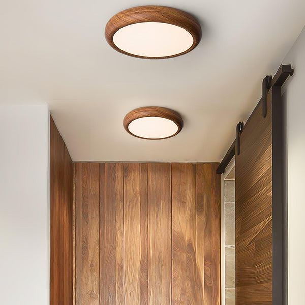 BrightNode | Wood Grain Round Ceiling Lamp | Lamp Lounge