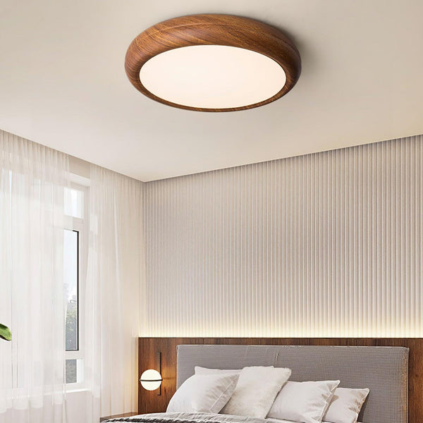BrightNode | Wood Grain Round Ceiling Lamp | Lamp Lounge