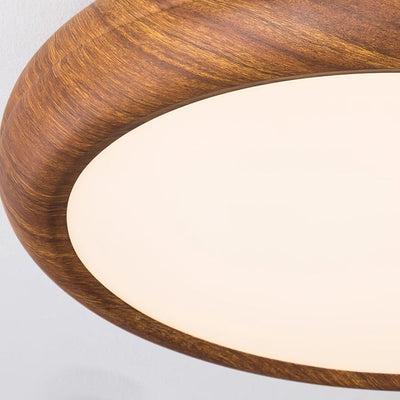BrightNode | Wood Grain Round Ceiling Lamp | Lamp Lounge