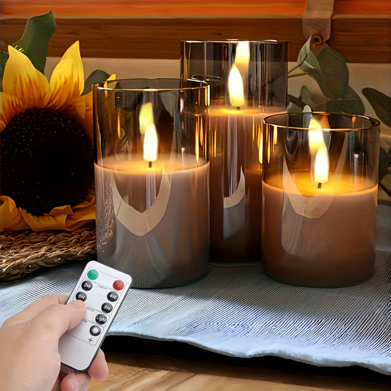 GlowAura | LED Candle Set