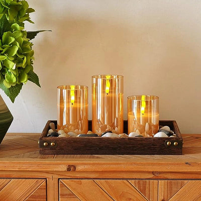 GlowAura | LED Candle Set