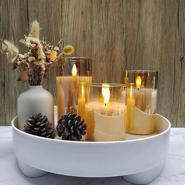 GlowAura | LED Candle Set