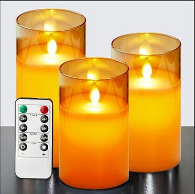 GlowAura | LED Candle Set