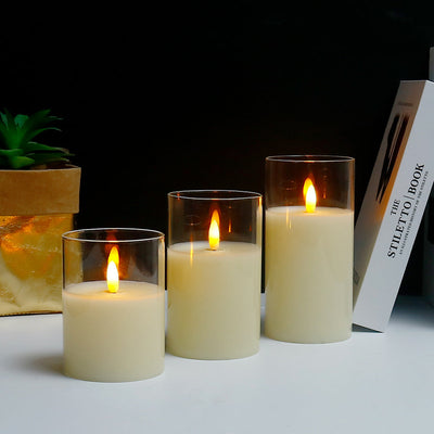 GlowAura | LED Candle Set